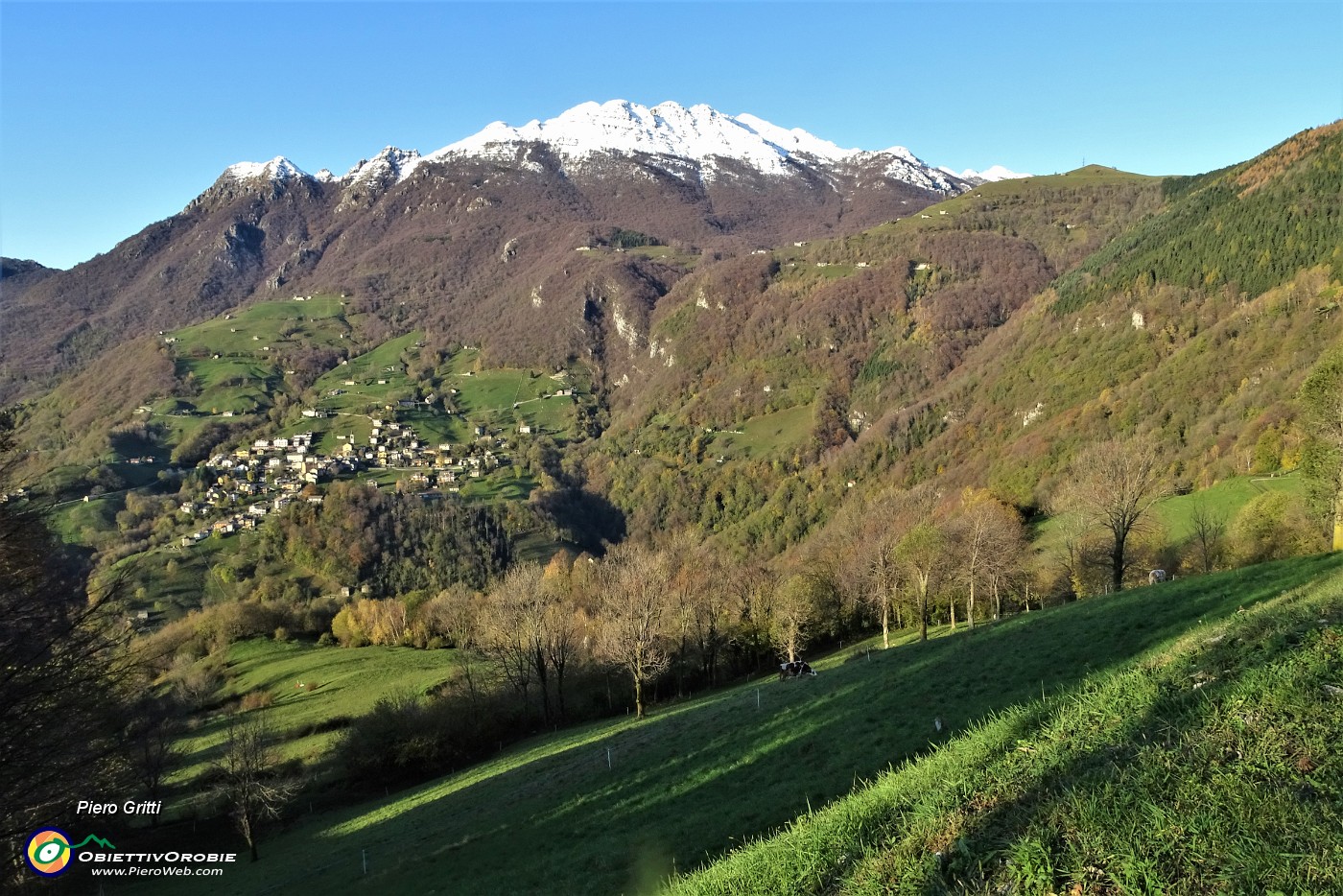 13 Dal verde dei prati di Brumano, ai colori autunnali dei boschi, al bianco della neve in Resegone.JPG